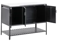 Mobile da cucina per esterni MAENZA Nero Metallo_981348