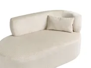 Right-Hand Chaise Longue VANVEY Corduroy Light Beige_1065771