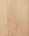 Biurko 90 x 60 cm jasne drewno z białym ANAH_860569