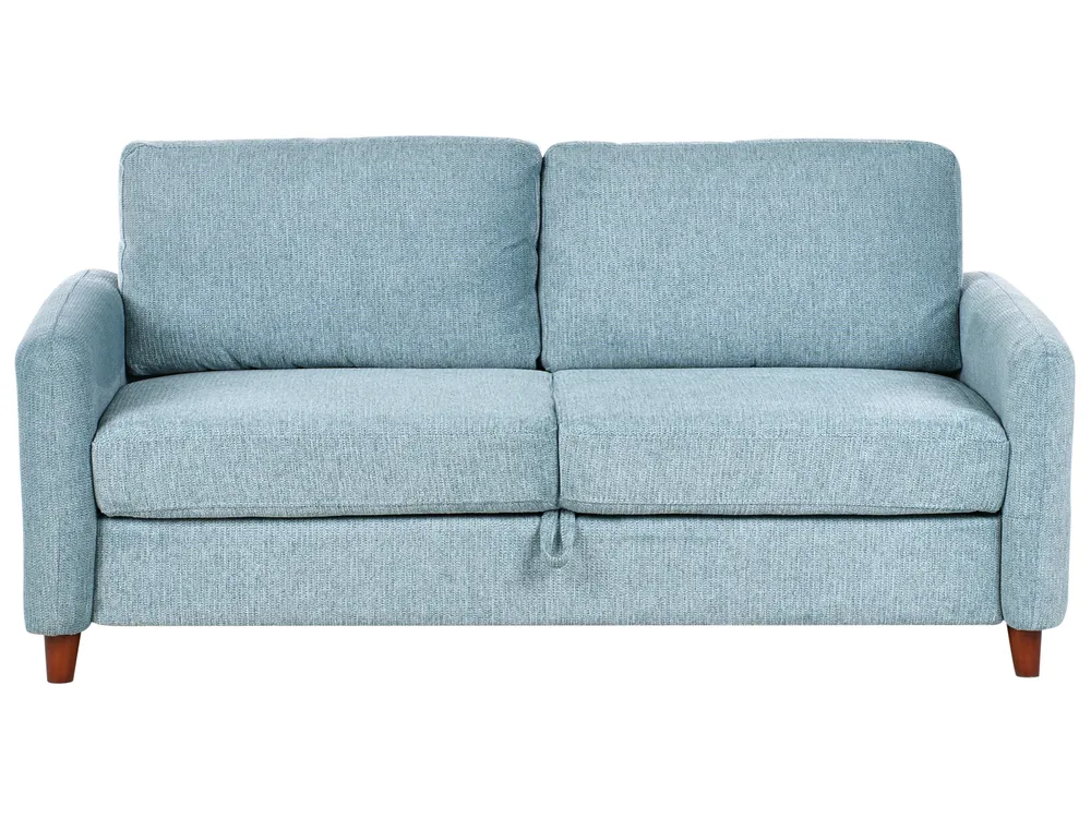Sofa dla 3 osób MARE ze schowkiem Błękitny