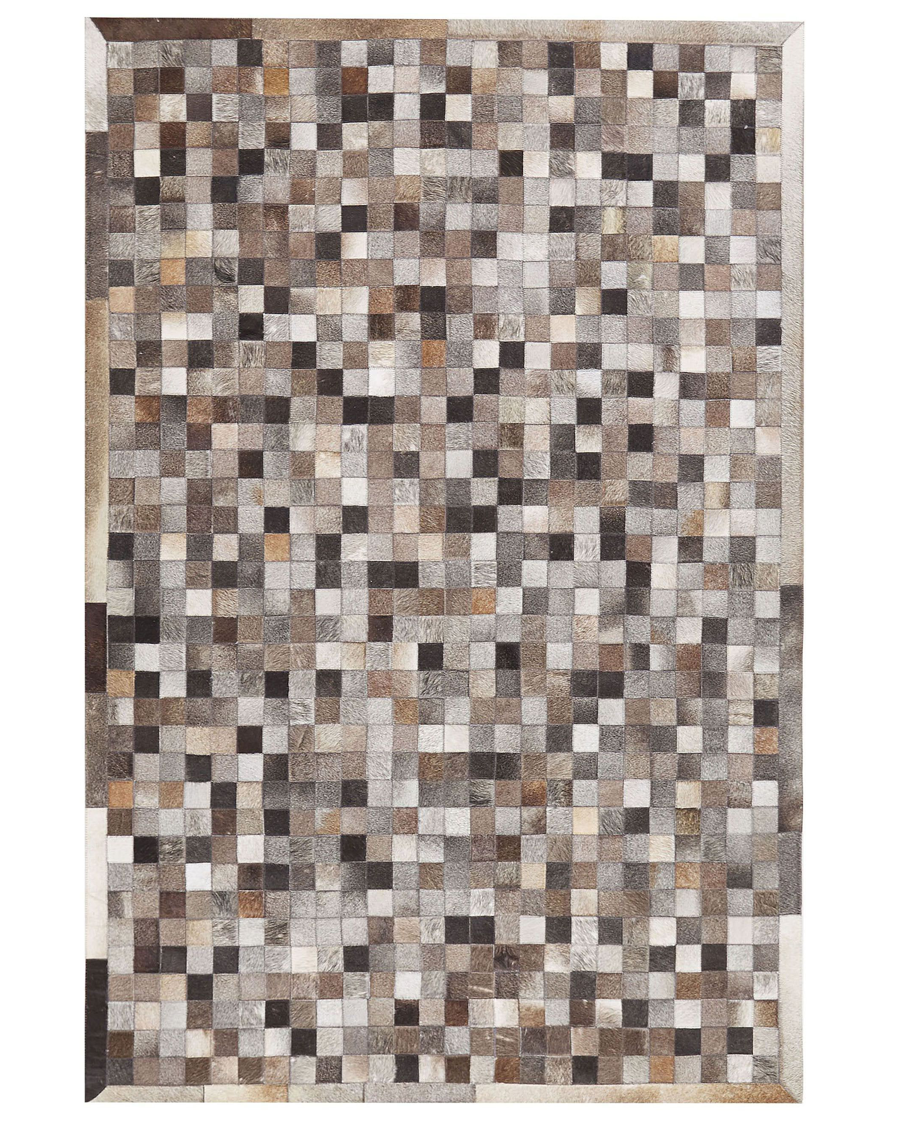 Cowhide Area Rug 160 x 230 cm Multicolour ARMUTLU_851143