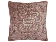 Set di 2 cuscini VAKAYAR 45 x 45 cm Cotone Rosa Trama floreale_768853