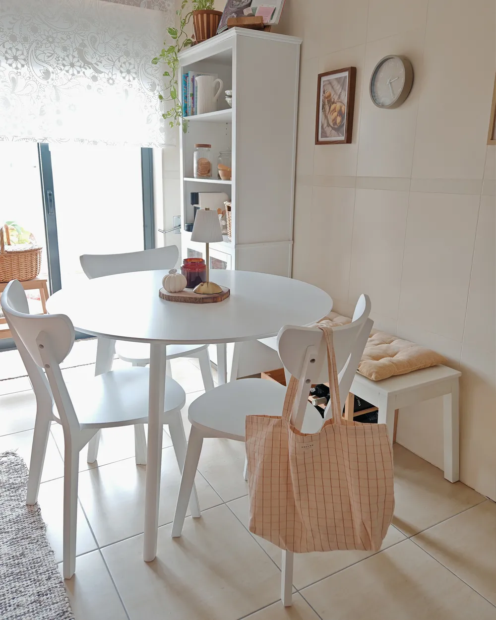 Set di sedie da pranzo ROXBY Bianco