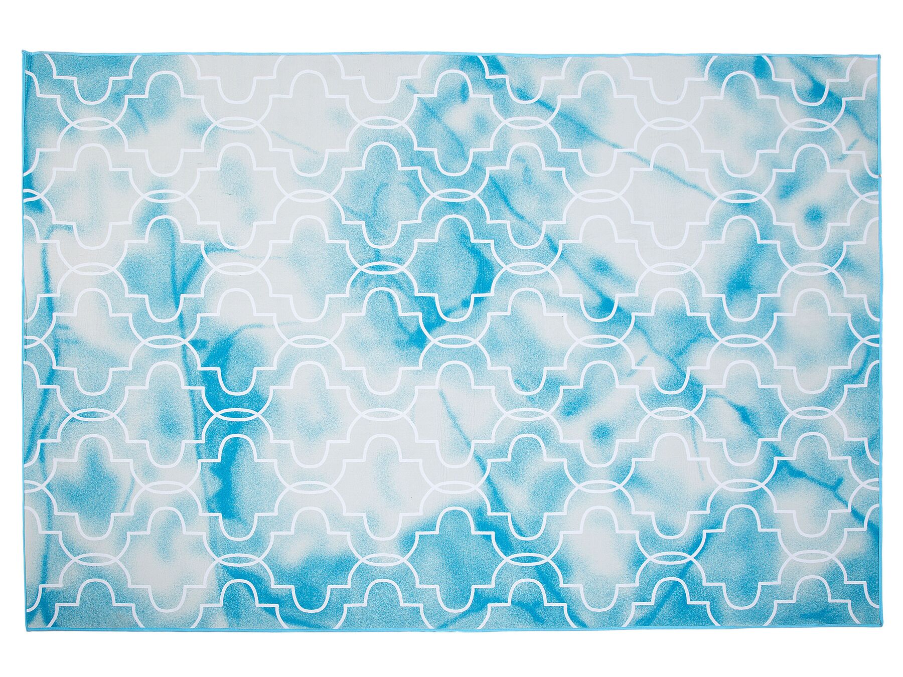 Dywan 140 x 200 cm niebiesko-biały ELAZIG_717005
