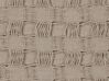 Tagesdecke Baumwolle taupe mit Fransen 200 x 220 cm BERE_918075