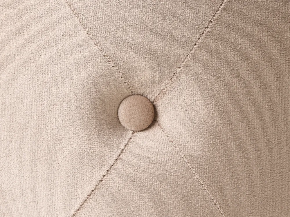 Bézs bársonypuff ⌀ 40 cm CARROLLTON_995943