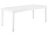 Klasszikus Fehér Fa Étkezőasztal 180 x 90 cm CARY_714238
