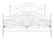 Bed Metal LYRA 140 x 200 cm (EU Double) White_817946