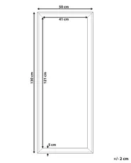 Wall Mirror BENON 50 cm 130 cm Off-White_756733