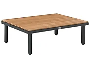 Set da giardino con tavolo 5 posti FIVIZZANO Legno d'acacia Grigio scuro_1161097