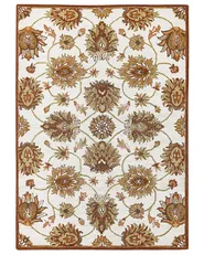 Tappeto EZINE Beige 160 x 230 cm Lana_830918