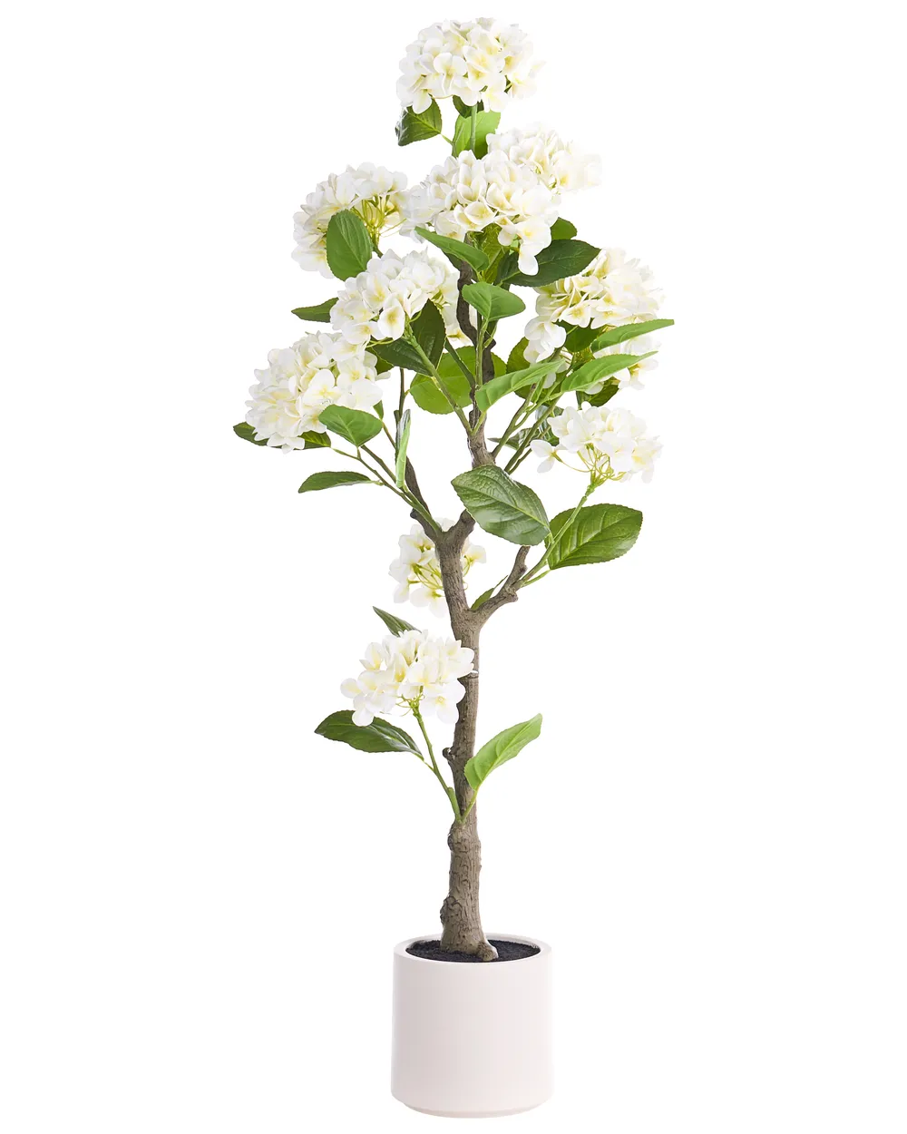 Sztuczna roślina HORTENSIUM 120 cm Biały
