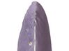 Dekokissen mit gesticktem Blumenmotiv violett 45 x 45 cm 2er Set LAVATERA_901986