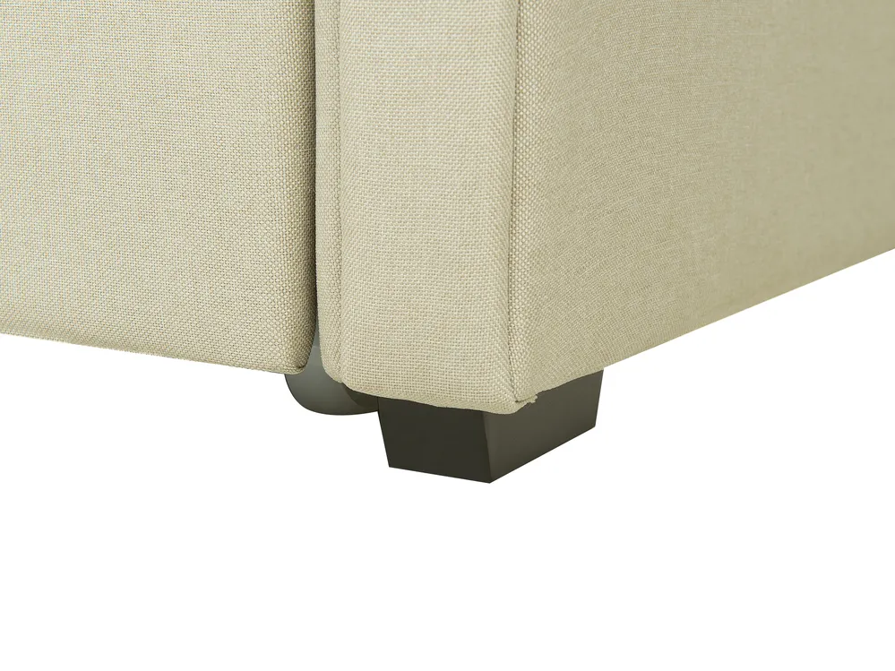Trundle Bed Fabric LIBOURNE 80 x 200 cm (EU Small Single) Beige_770640