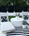 Set of 2 Outdoor Cushions Birds Motif 45 x 45 cm Black PIANAZZO_928892