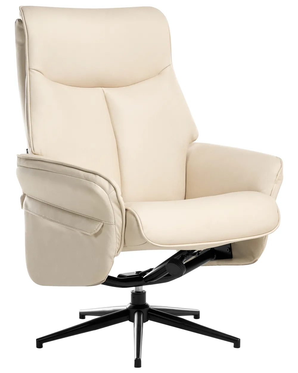 Recliner Chair ERATO Fabric Light Beige_1007318