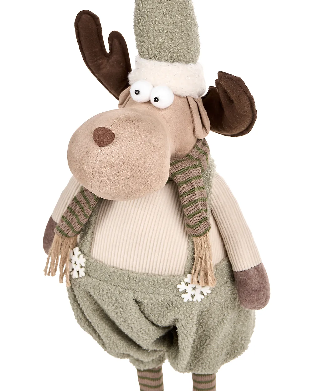 Set of 2 Christmas Decorations FISKARS 68-87/90-118 cm Reindeer Multicolour_1175123