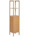 Bamboo Bathroom Shelving Unit Light Wood OWASSO _927644