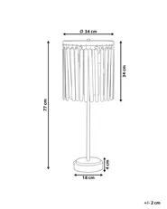 Lampa stołowa KAVERI Drewno mango Brązowy_868194