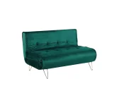Living Room Set 3 Seater VESTFOLD Velvet Dark Green_808886