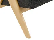 Sofa 2 Seater TAMRE Boucle Black/ Light Brown_985313