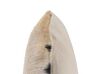 Poduszka dekoracyjna skóra bydlęca w łaty 45 x 45 cm losowy kolor MARADY_863799