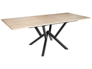 Extending Dining Table ANSELL Light Brown 160/200 cm 90 cm_975537