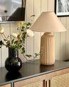Keramická stolní lampa béžová NURIA_924558