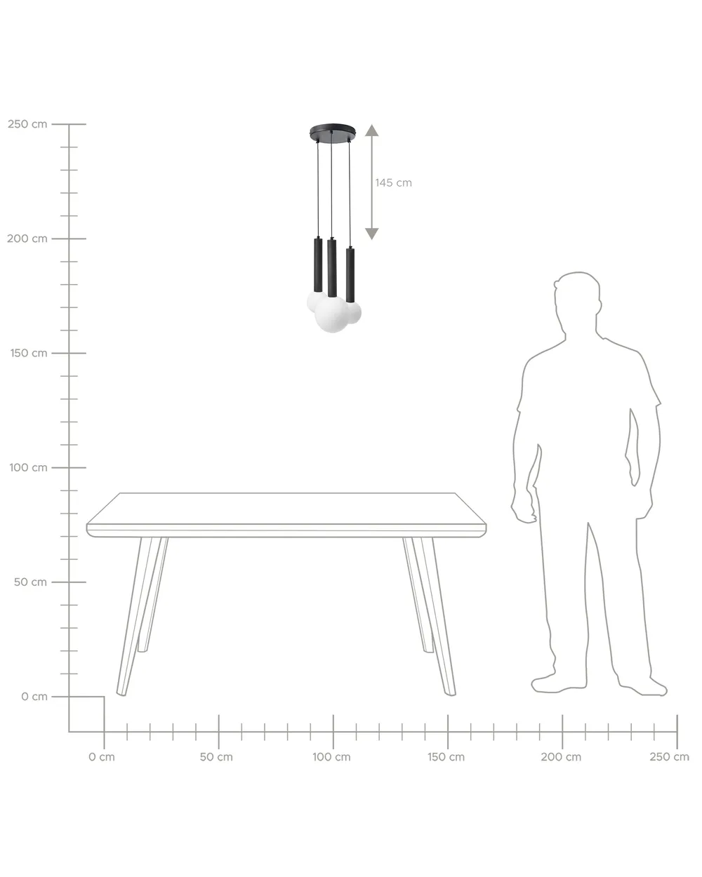 Pendant Lamp BOUES Metal Black_1010404