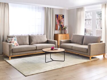 Sofagruppe stoff taupe SIGGARD