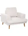Sillón KILDAL Tela Beige claro