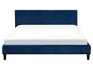 Bed Velvet FITOU 160 x 200 cm (EU King Size) Dark Blue_710111