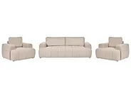 Sofa Set 5-Sitzer NARILLA Bouclé Beige_1161129