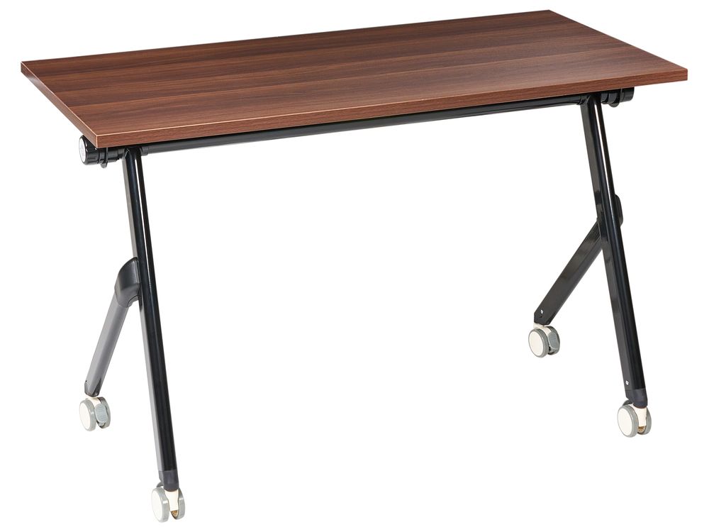 Foldable Office Desk BENDI 120 cm 60 cm Dark Brown