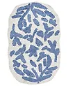 Bath Mat DERIK Blue 60 x 90 cm Cotton