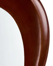 Wall Mirror BOURGES 70 cm 170 cm Brown_1136325