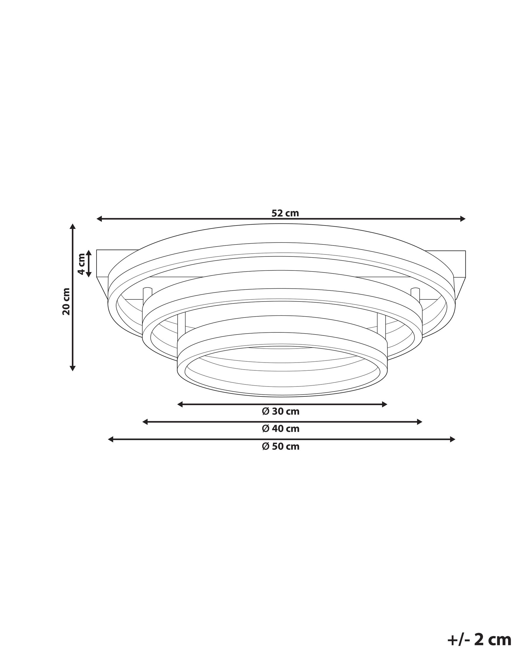 Lampadario a LED NORE Oro_847351