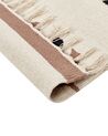 Vloerkleed kelim beige/zwart 80 x 150 cm NIAVAN_869859