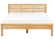 Bed Pine Wood CARNAC 160 x 200 cm (EU King Size) Light Brown_677790