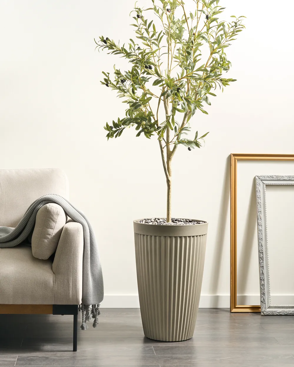 Ghiveci pentru plante KOLA 39 cm Bej