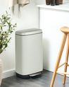 Poubelle 30 L ECOCOLLECT Métal Vert clair