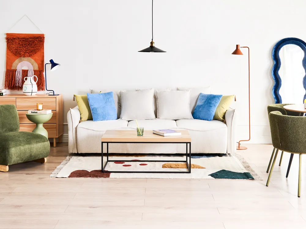 Floor Lamp RIMAVA Adjustable Metal Orange_1008555