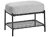 Banc à chaussures TRUCKEE Tissu Gris