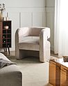 Armchair VIDSEL Chenille Beige