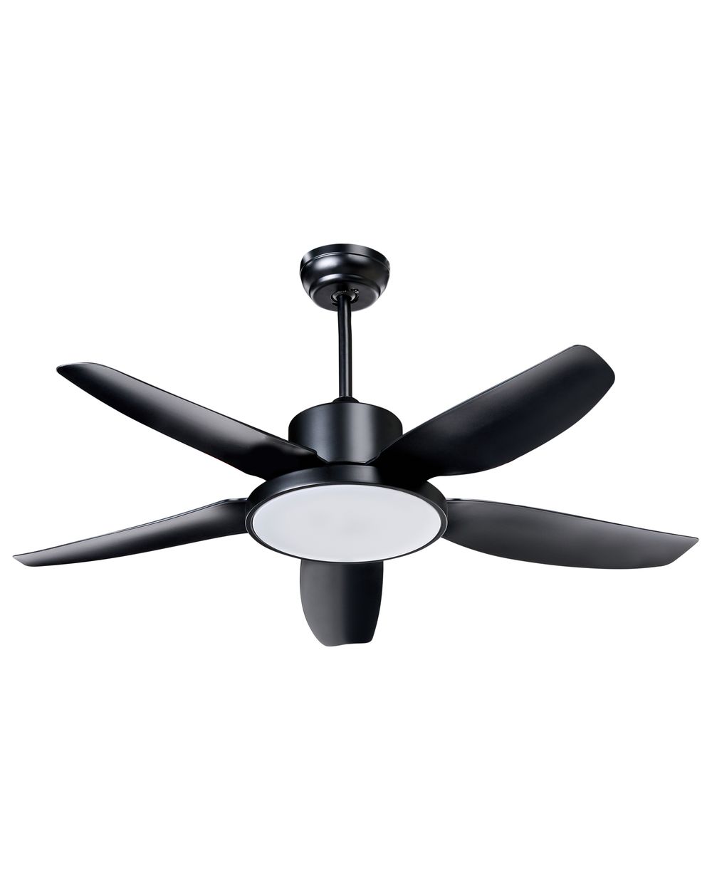 Ventilatore a soffitto con luce LOUVET con telecomando LED Nero