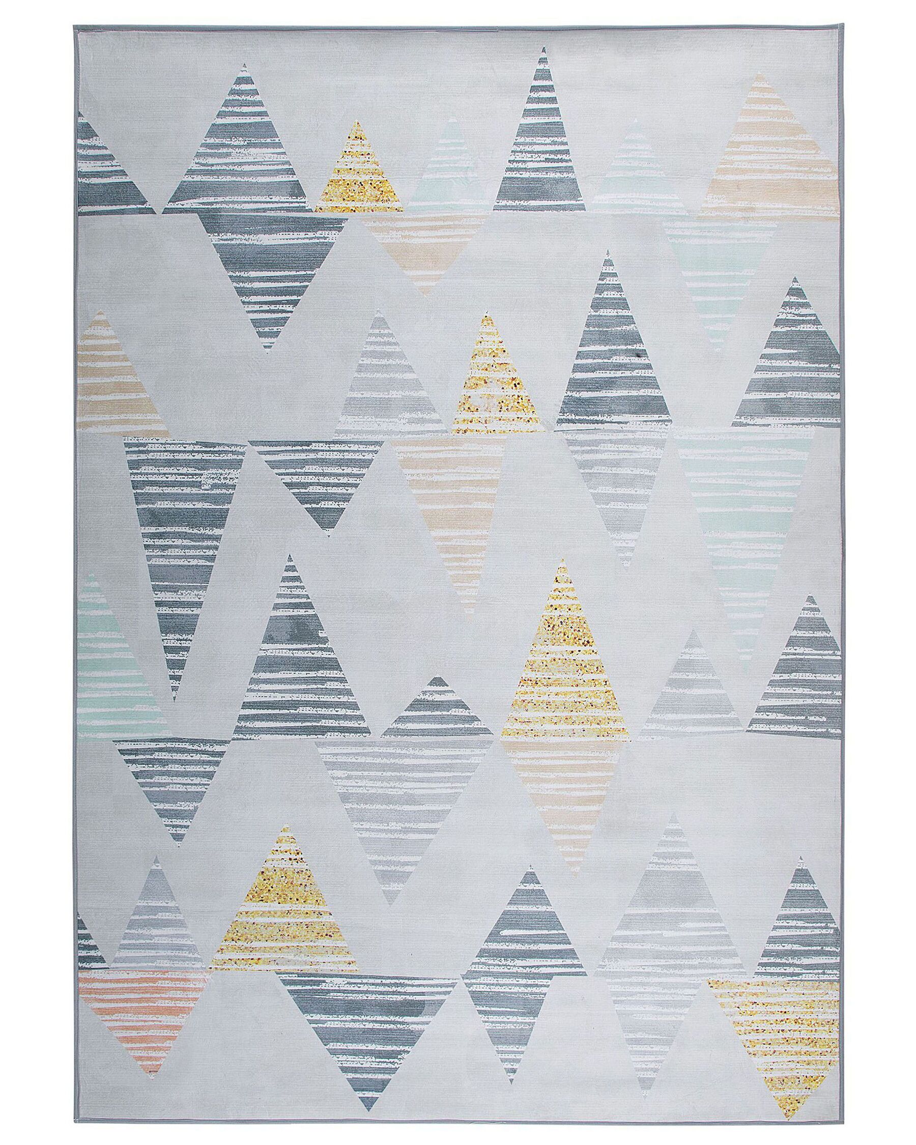 Area Rug 160 x 230 cm Grey and Yellow YAYLA_755201