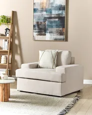 Armchair ALLA Fabric Light Beige_893925