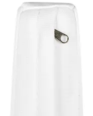 Set of 6 Garden Chairs TAVIANO Metal White_922714