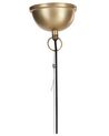 Lampe suspendue en bois de manguier foncé KAVERI_867764