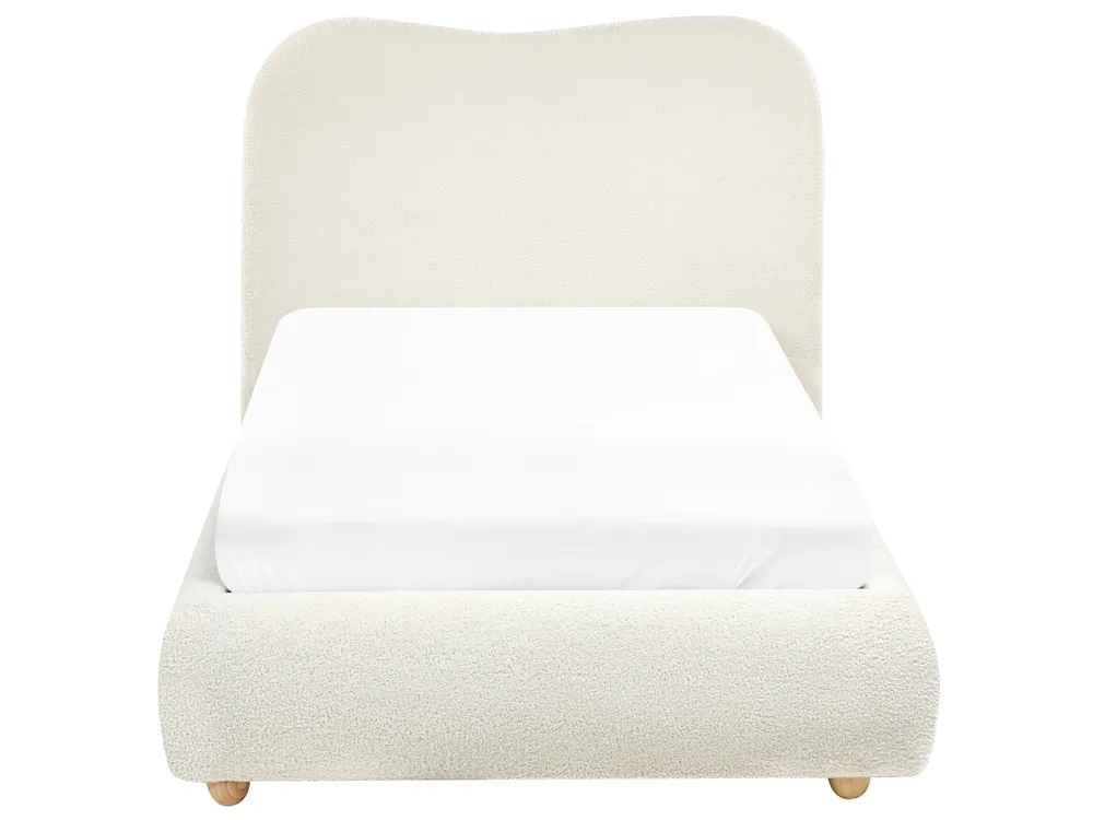 Ottoman Bed BLAGNAC Boucle Off-White 90 x 200 cm (EU Single)_1009334